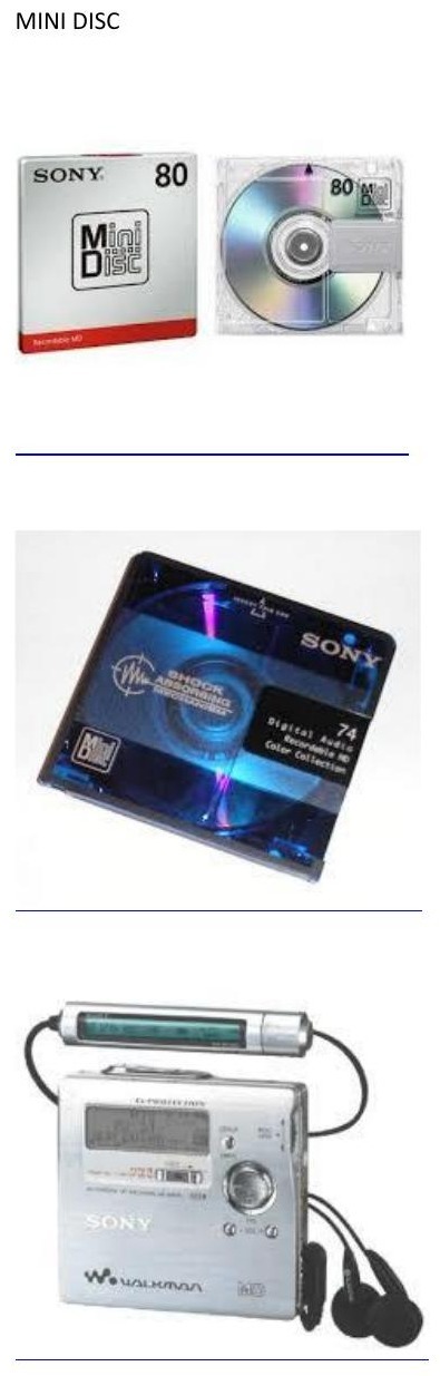 Mini Disc — 1